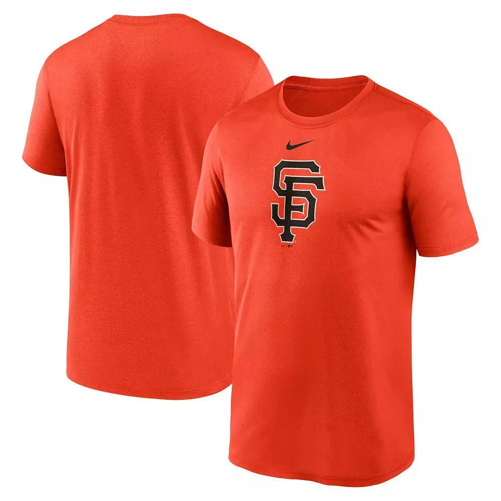 Men's Nike Orange San Francisco Giants Legend Fuse Large Logo Performance T-Shirt,  Product Image
