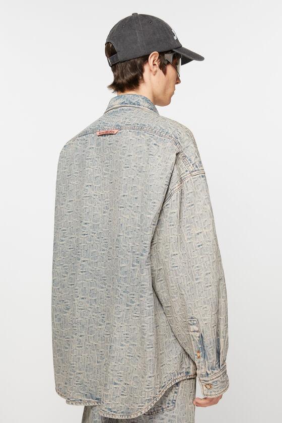 Monogram denim shirt - Relaxed fit Product Image