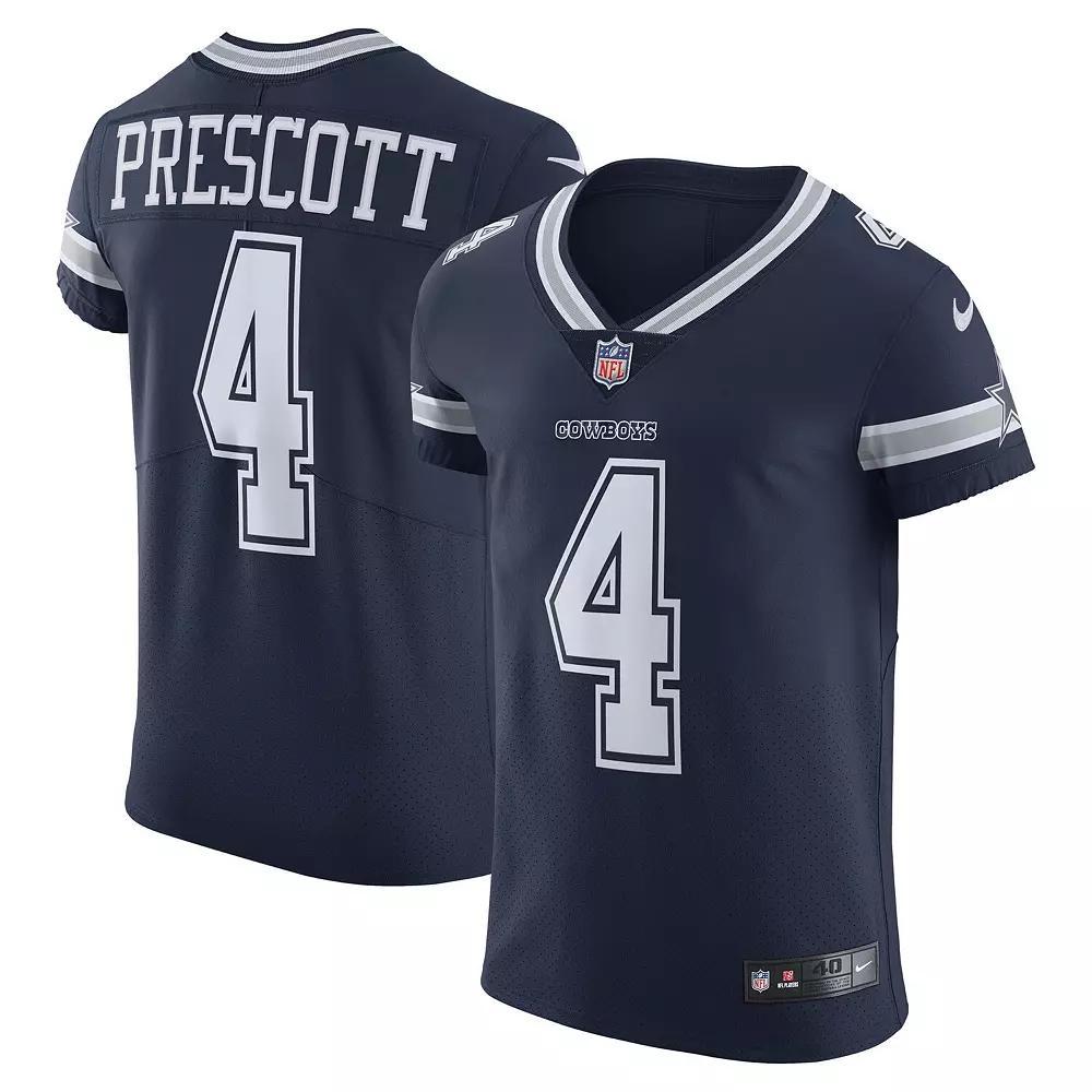 Men's Nike Dak Prescott Navy Dallas Cowboys Alternate Vapor Elite Player Jersey,  Product Image