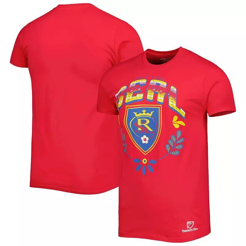 Men's Mitchell & Ness Red Real Salt Lake Serape T-Shirt, Size: XL, Slt Red Product Image