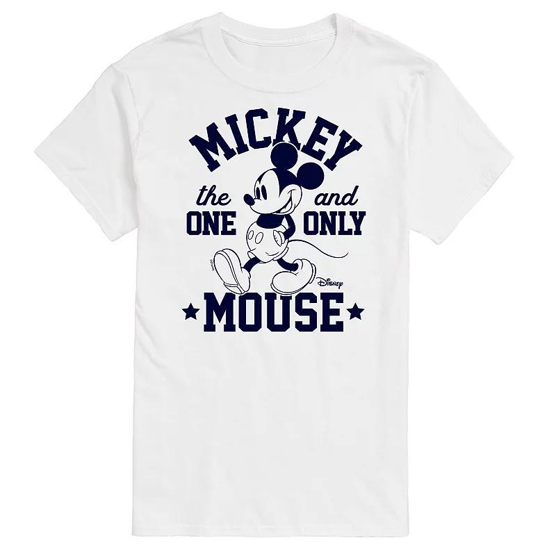 Disney's Mickey Mouse Men's One and Only Graphic Tee, Size: Small, White Product Image