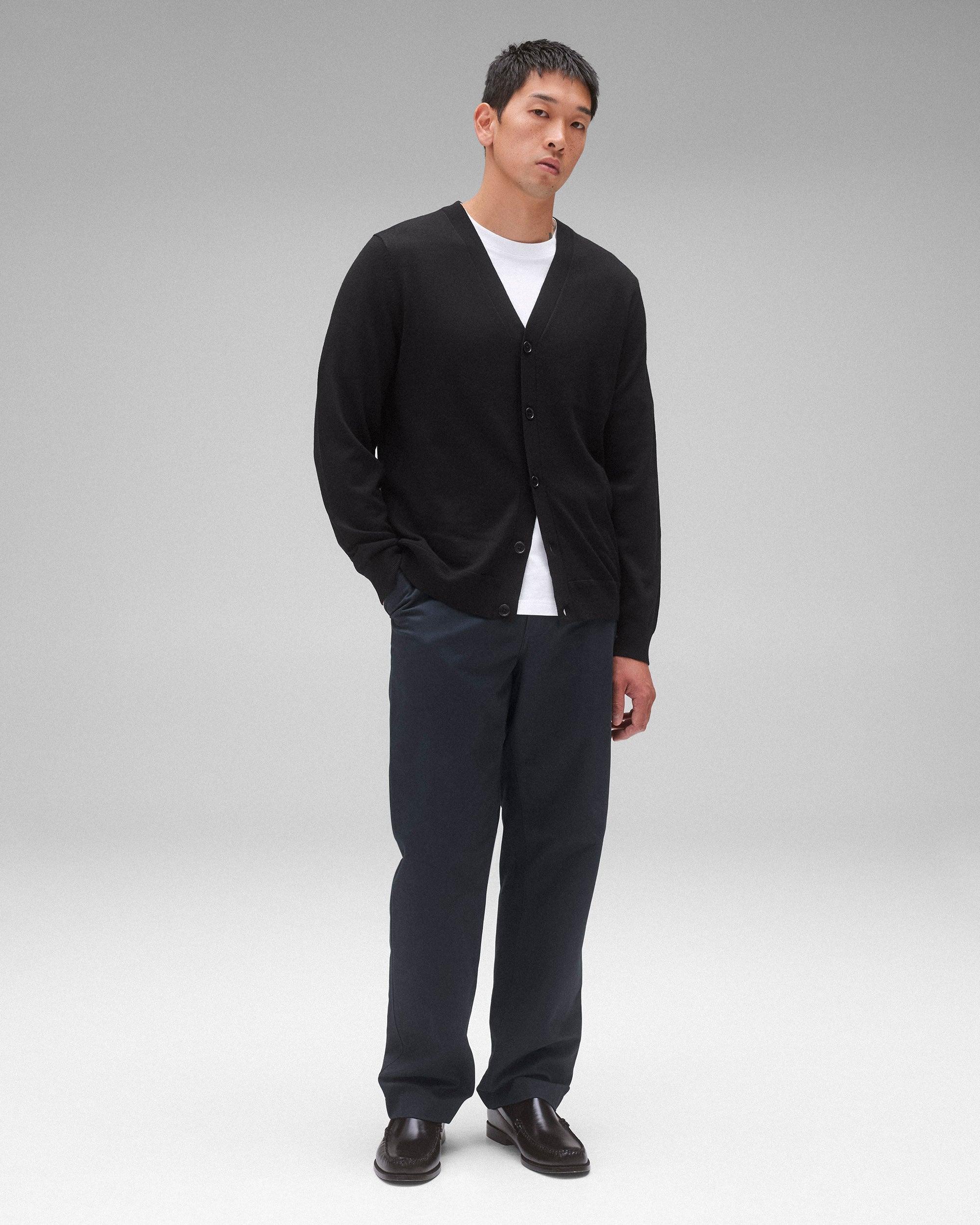 Lightweight Merino Harry Cardigan Male Product Image