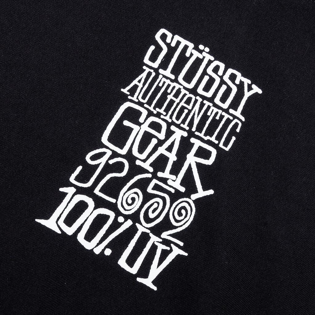 Mustang Cross Zip Up Hoodie - Washed Black Male Product Image