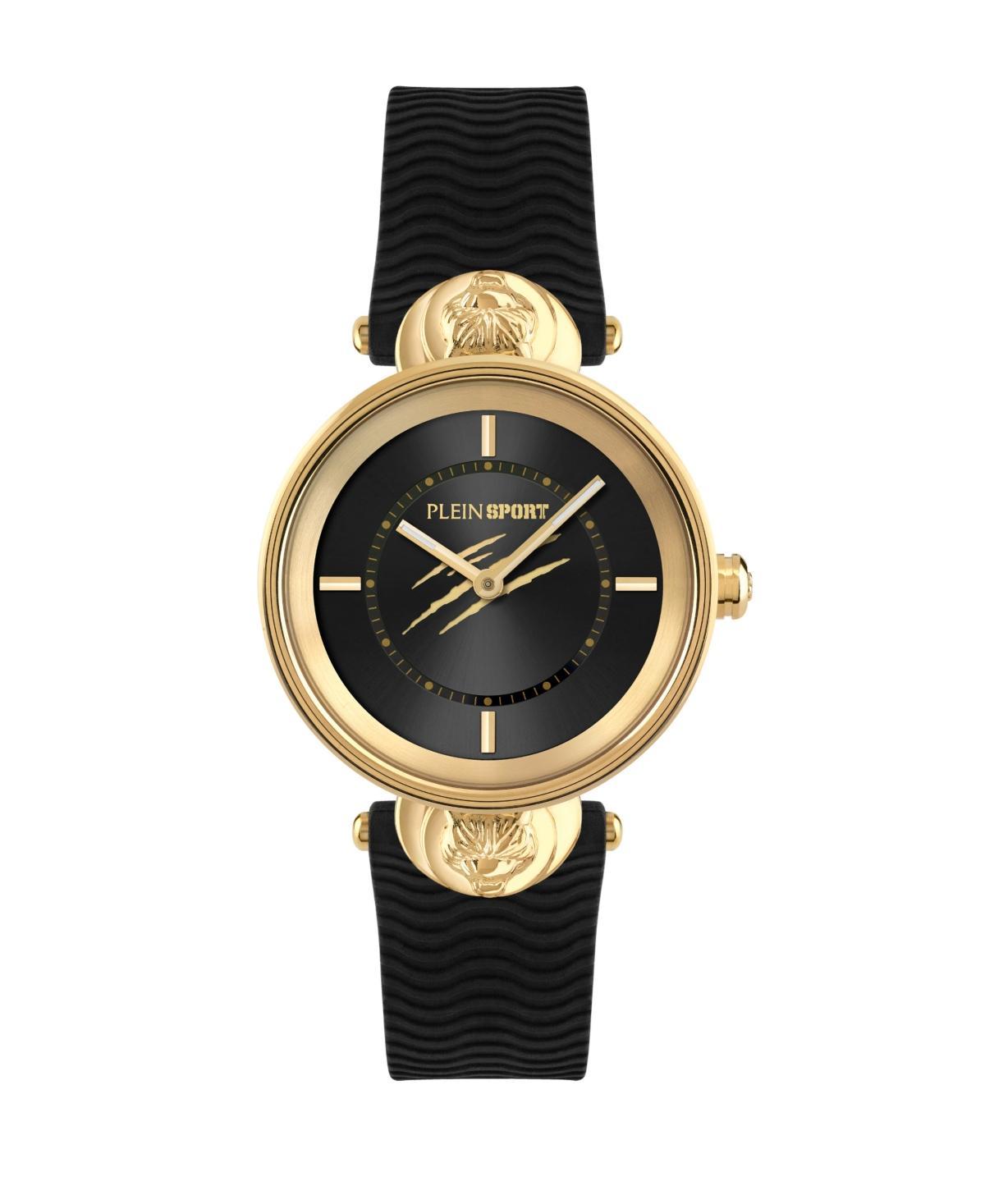 Philipp Plein Womens Supernova Analog Black Silicone Strap Watch Product Image