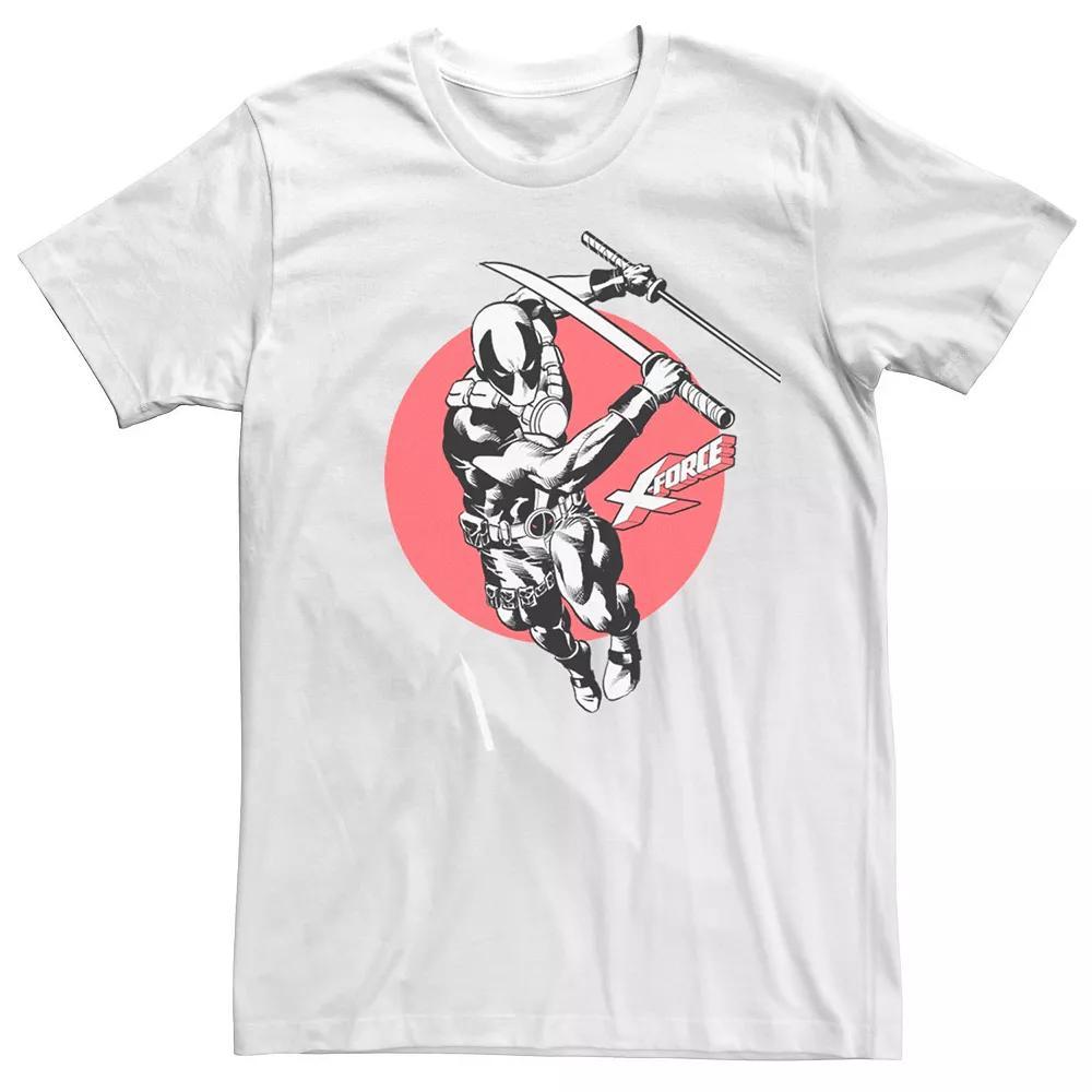 Men's Marvel Deadpool X-Force Portrait Tee, Size: Medium, Black Product Image