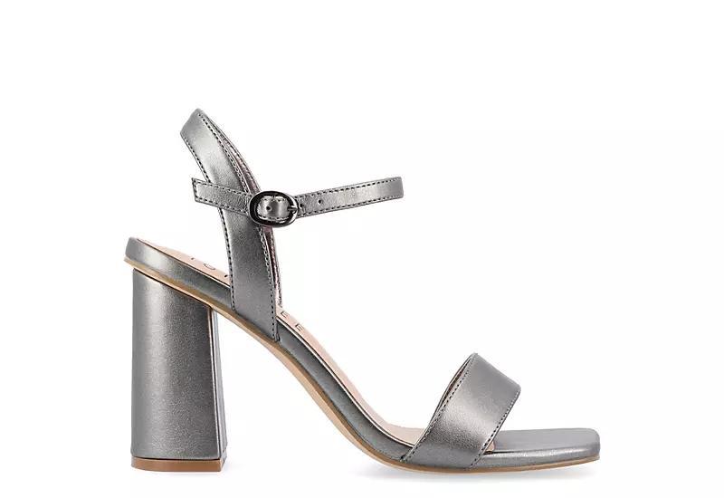 Journee Tru Comfort Foam Tivona Womens Dress Heels Silver Product Image