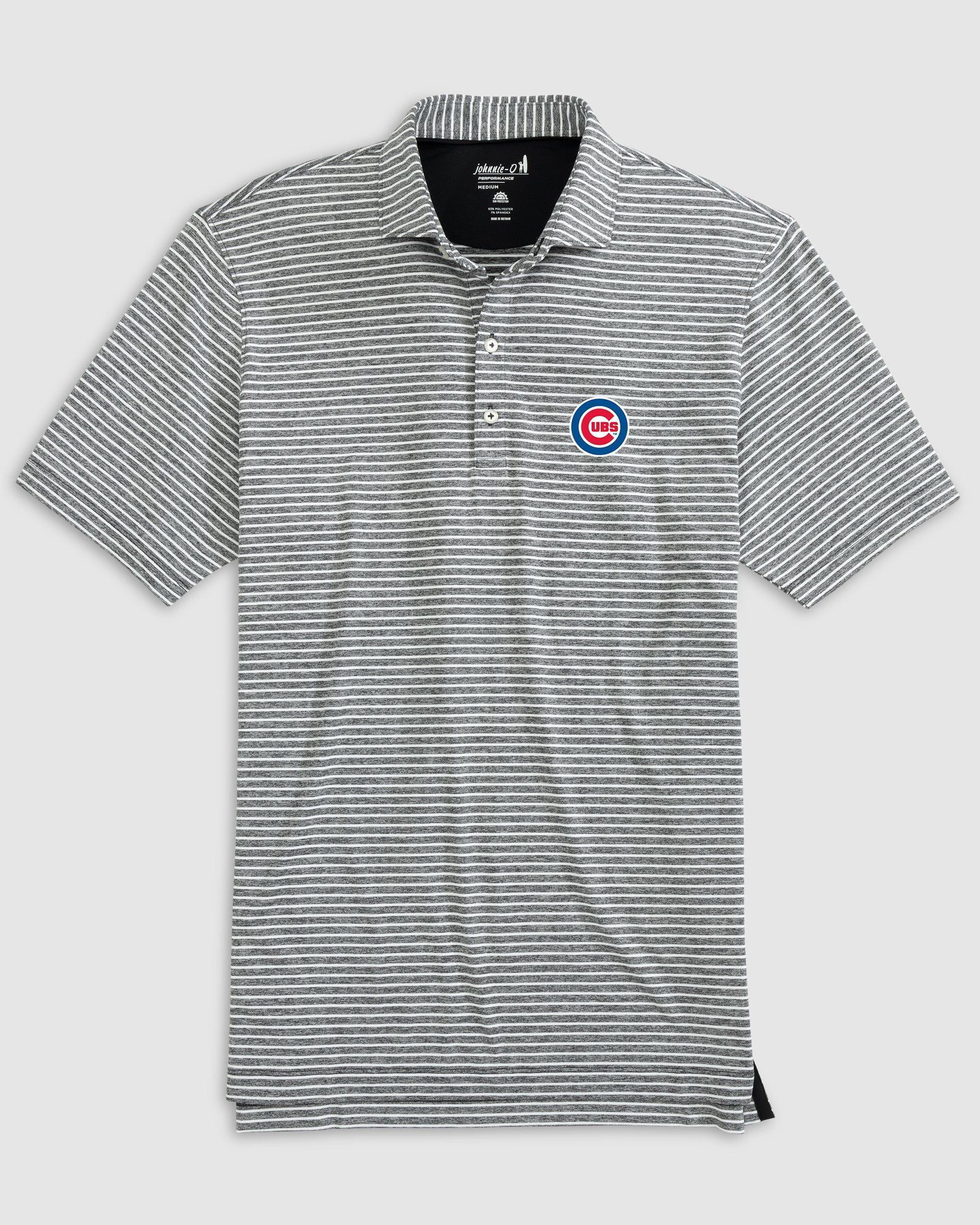 johnnie-O Toronto Jays Clipperr Striped Jersey Performance Polo Product Image