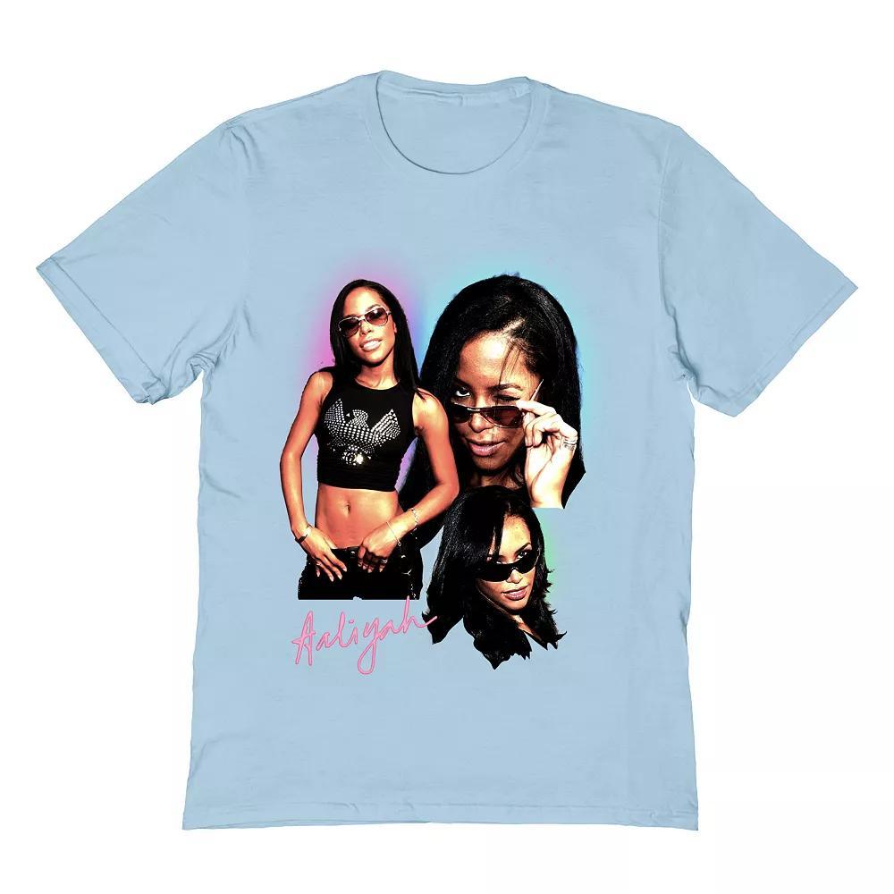 Men's Aaliyah Tee, Size: Large, Light Blue Product Image