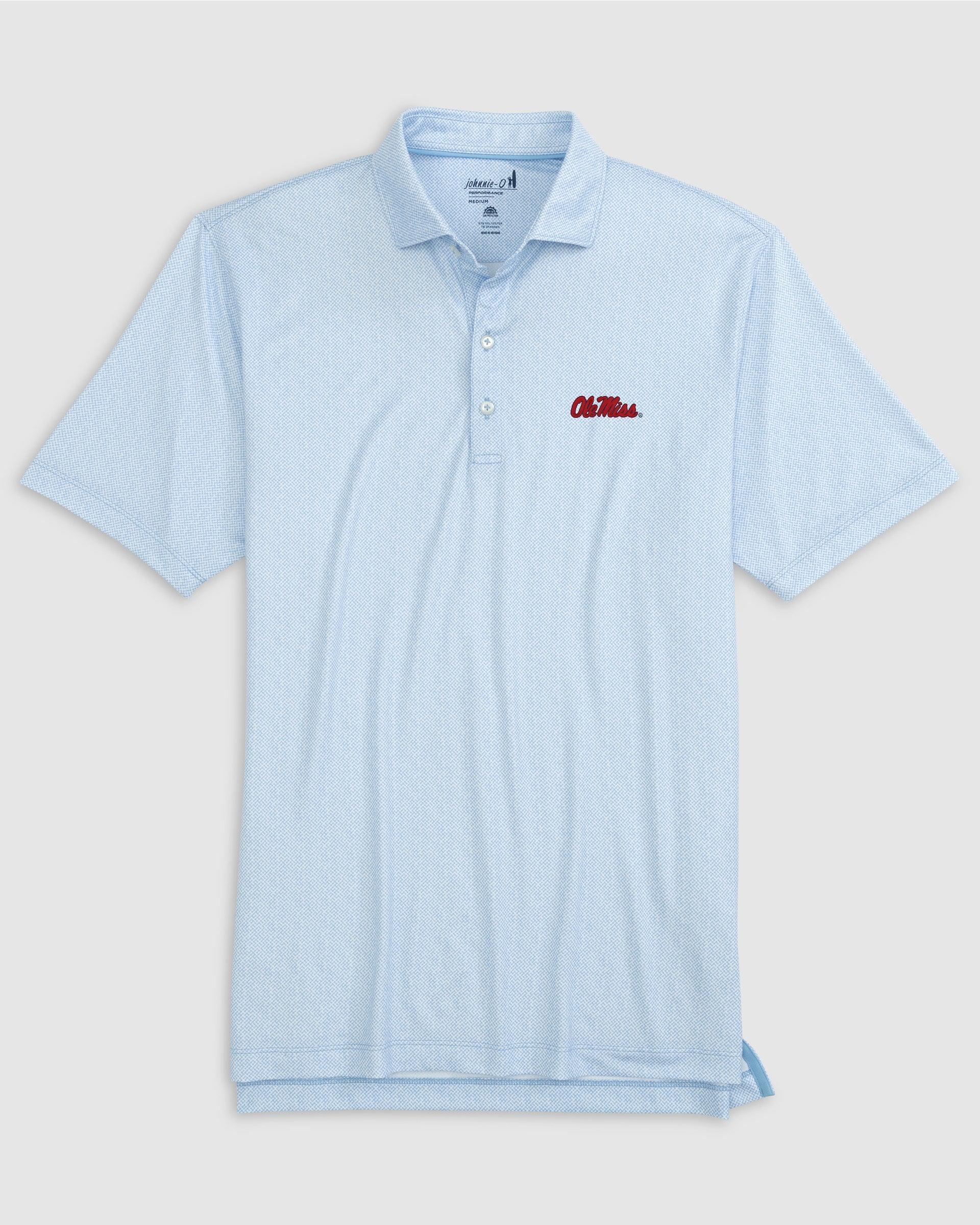 johnnie-O Ole Miss Hinson Jersey Performance Polo - Stacked Logo Product Image