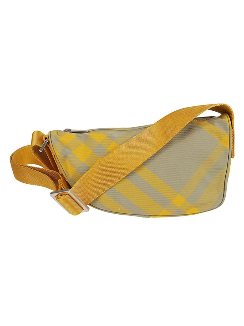 BURBERRY Shield Shoulder Bag In Hunter Product Image