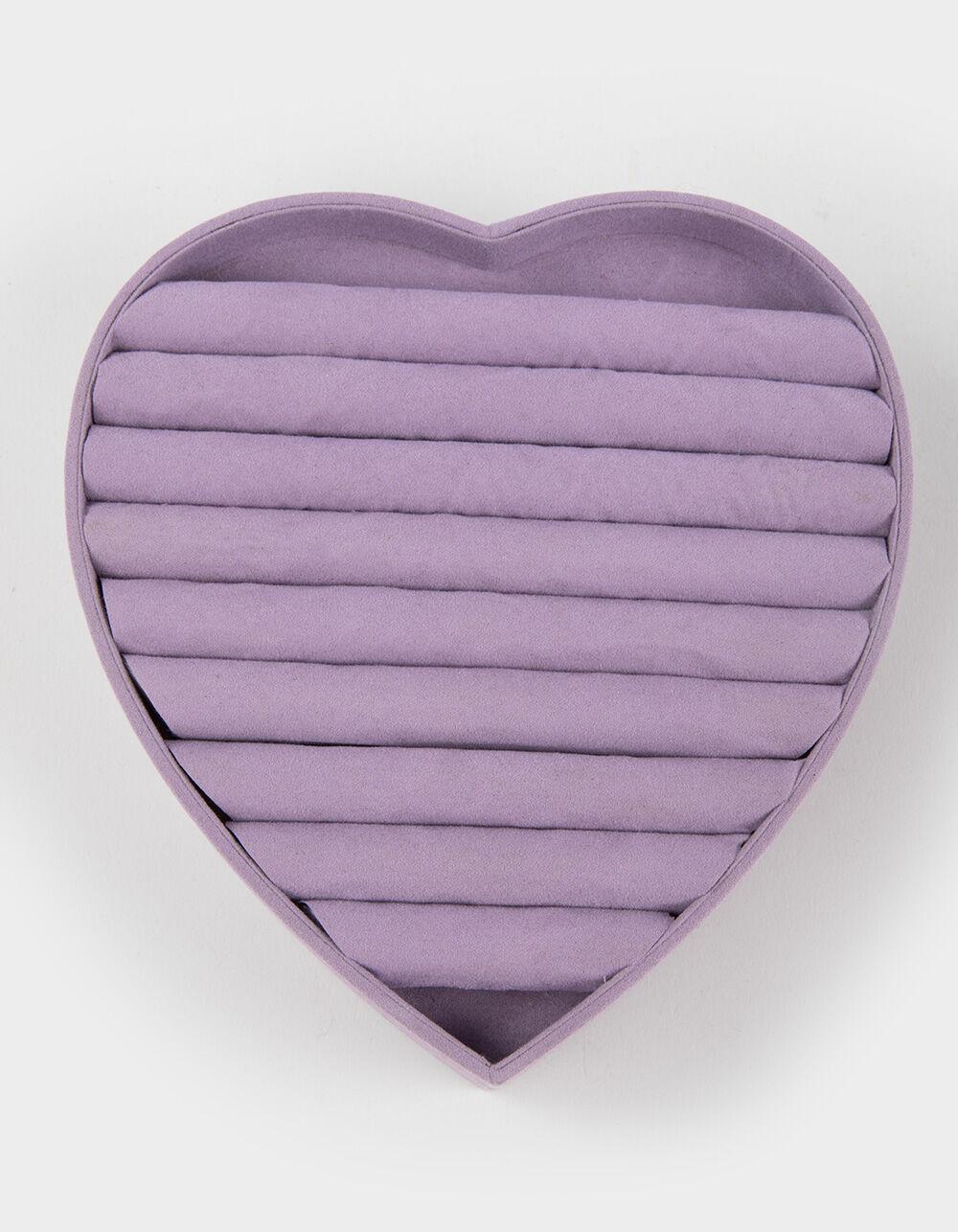 TILLYS HOME Velvet Heart Jewelry Box Product Image