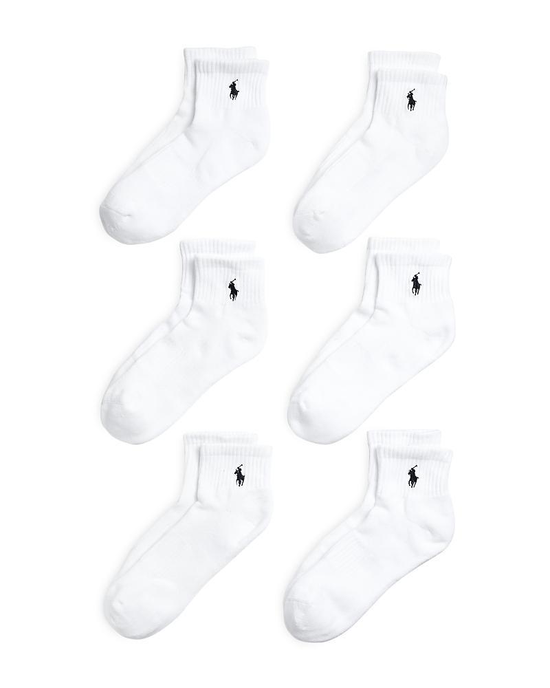 Polo Ralph Lauren Performance Cotton Quarter Socks 6 Product Image