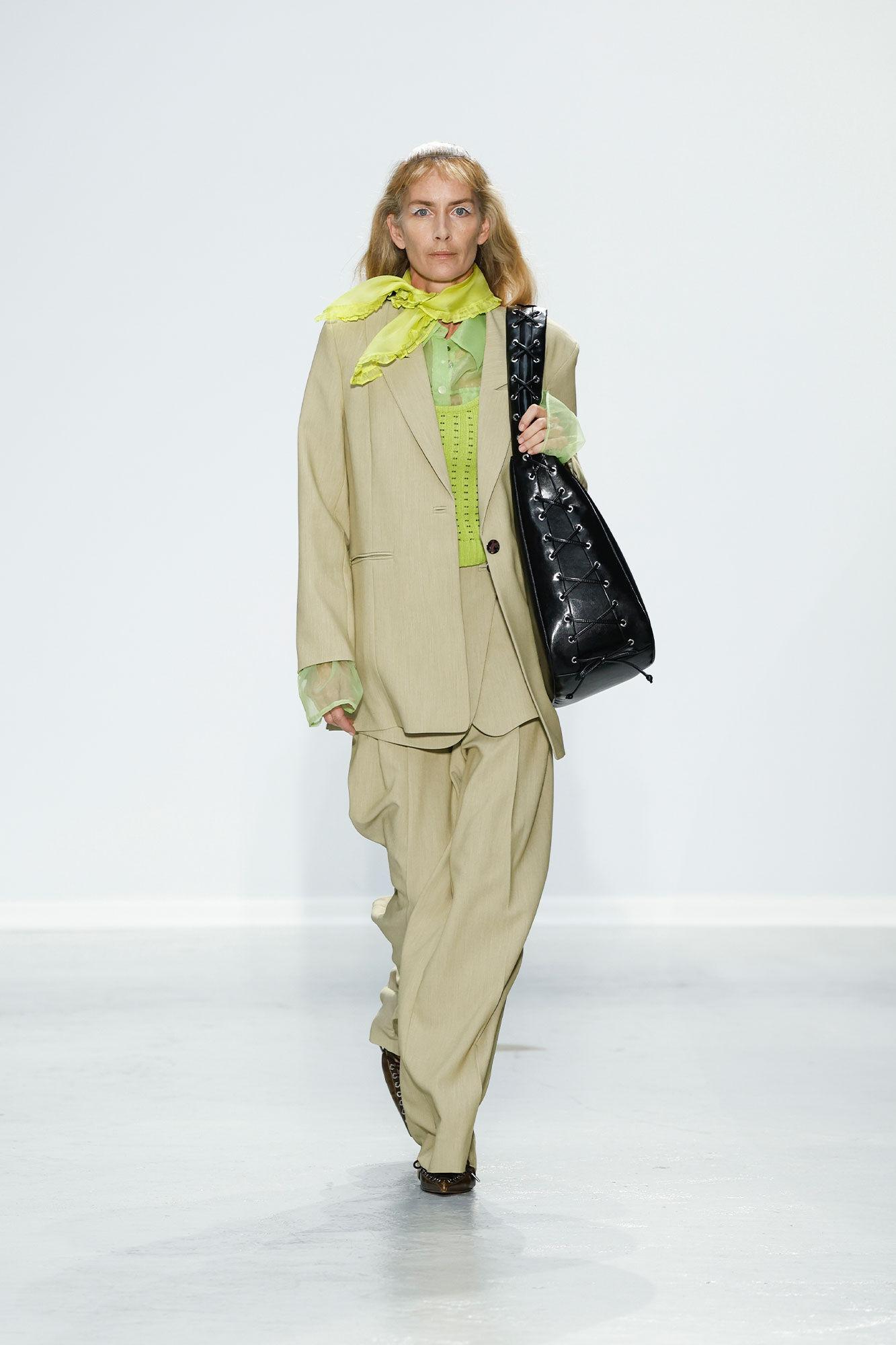 Beige Twill Suiting Blazer Product Image