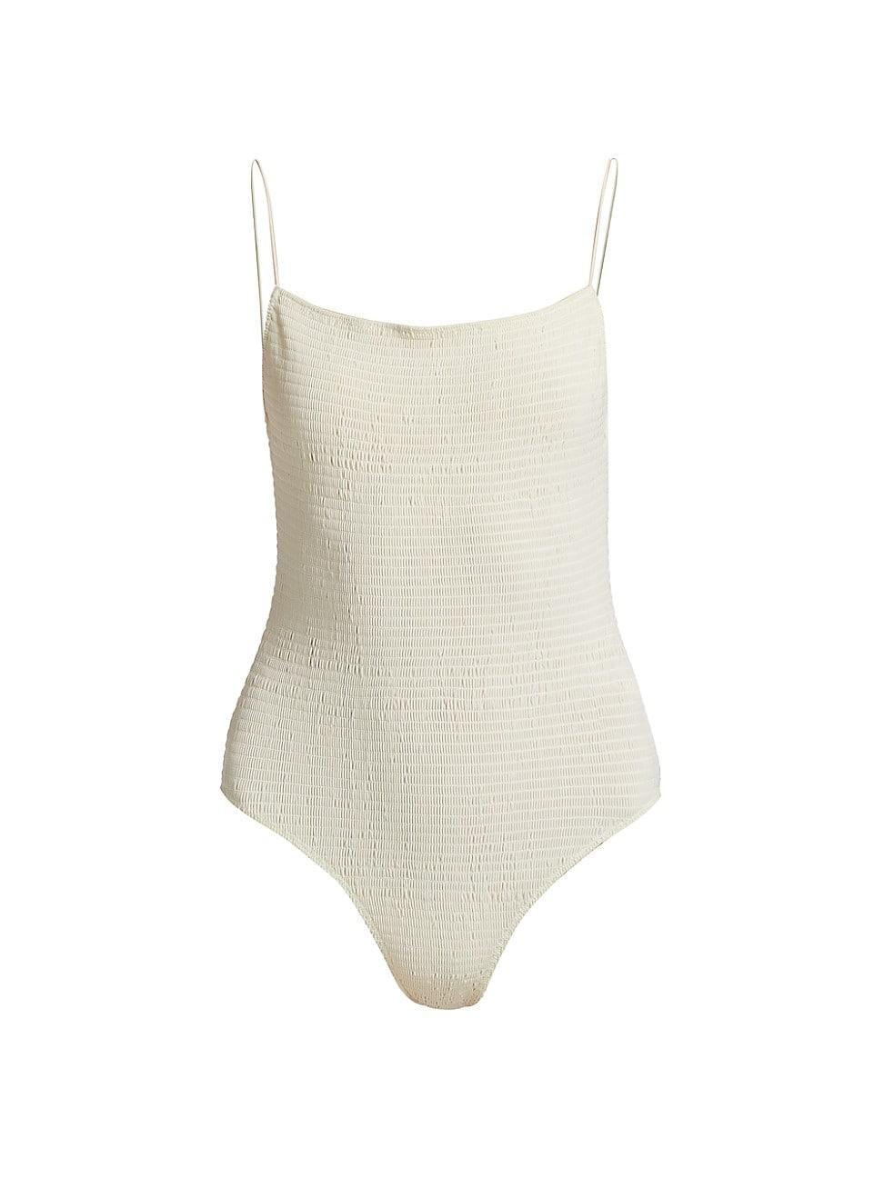 Smocked One-Piece Swimsuit Product Image