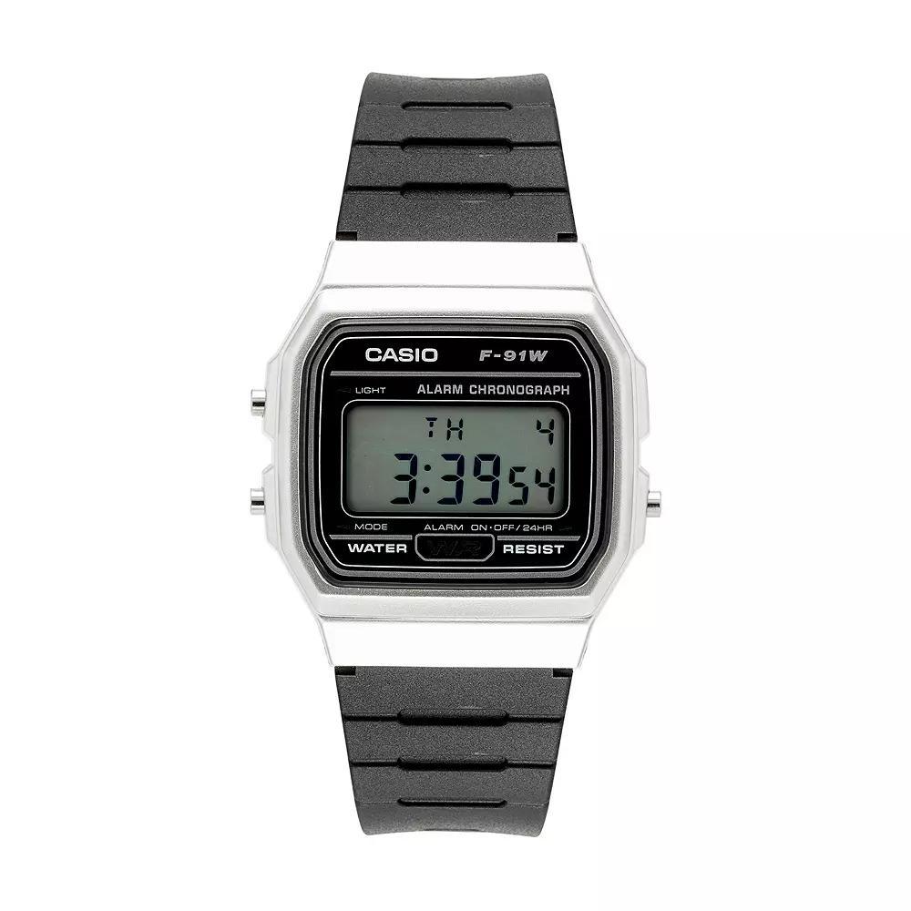 Casio Men's Classic Digital Chronograph Watch, Silver Tone Product Image