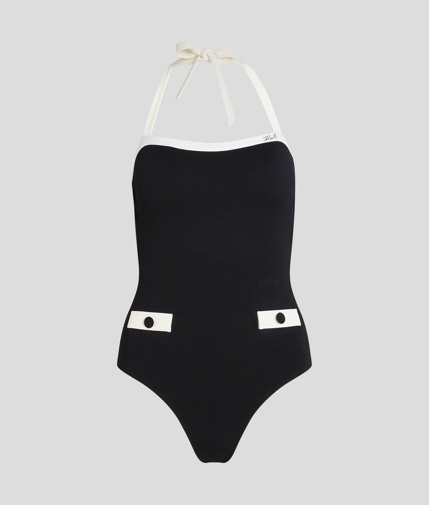 K/SIGNATURE MONOCHROME SWIMSUIT Product Image
