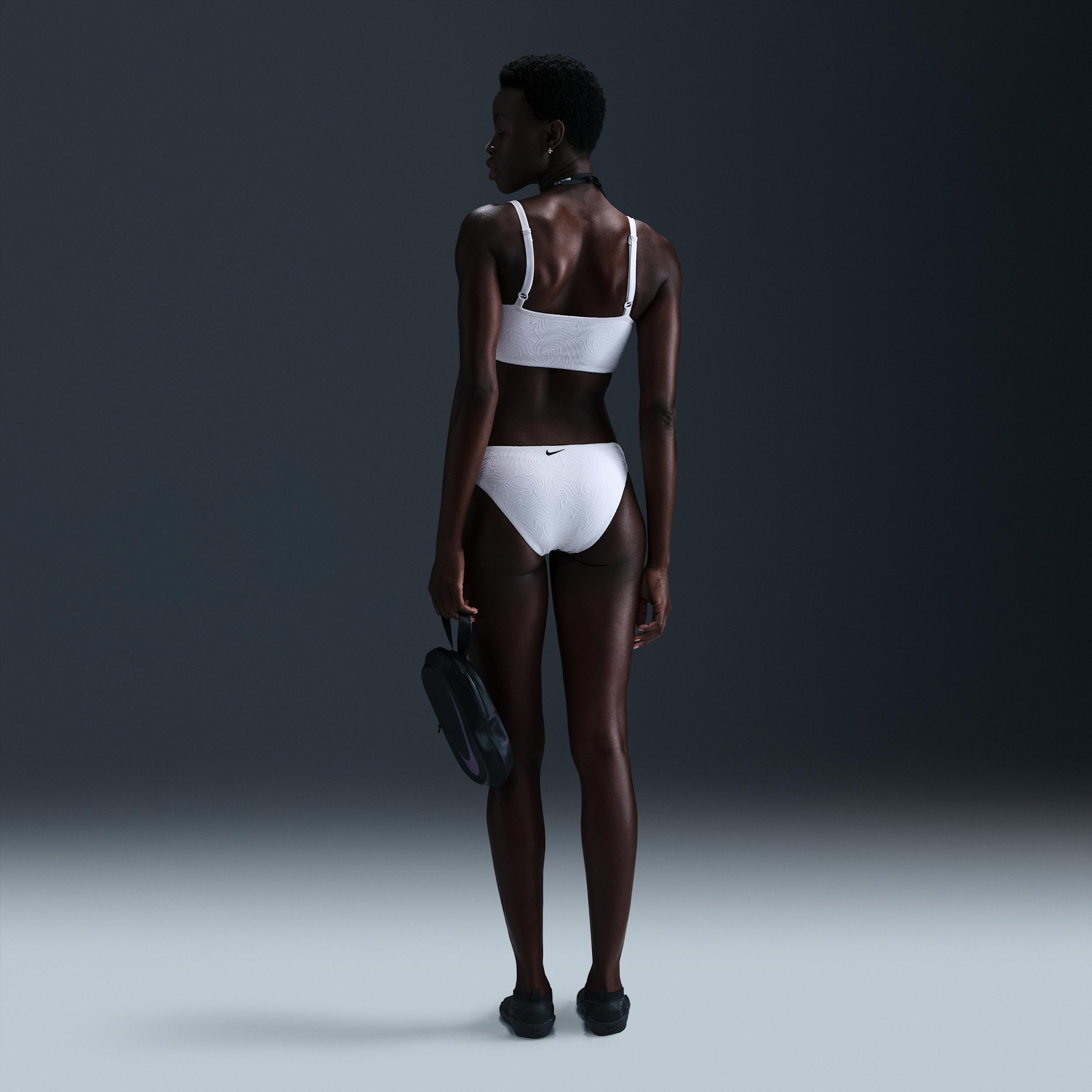 Nike Womens Swim Water Texture Hipster Bikini Bottom | NESSF263-100 Product Image