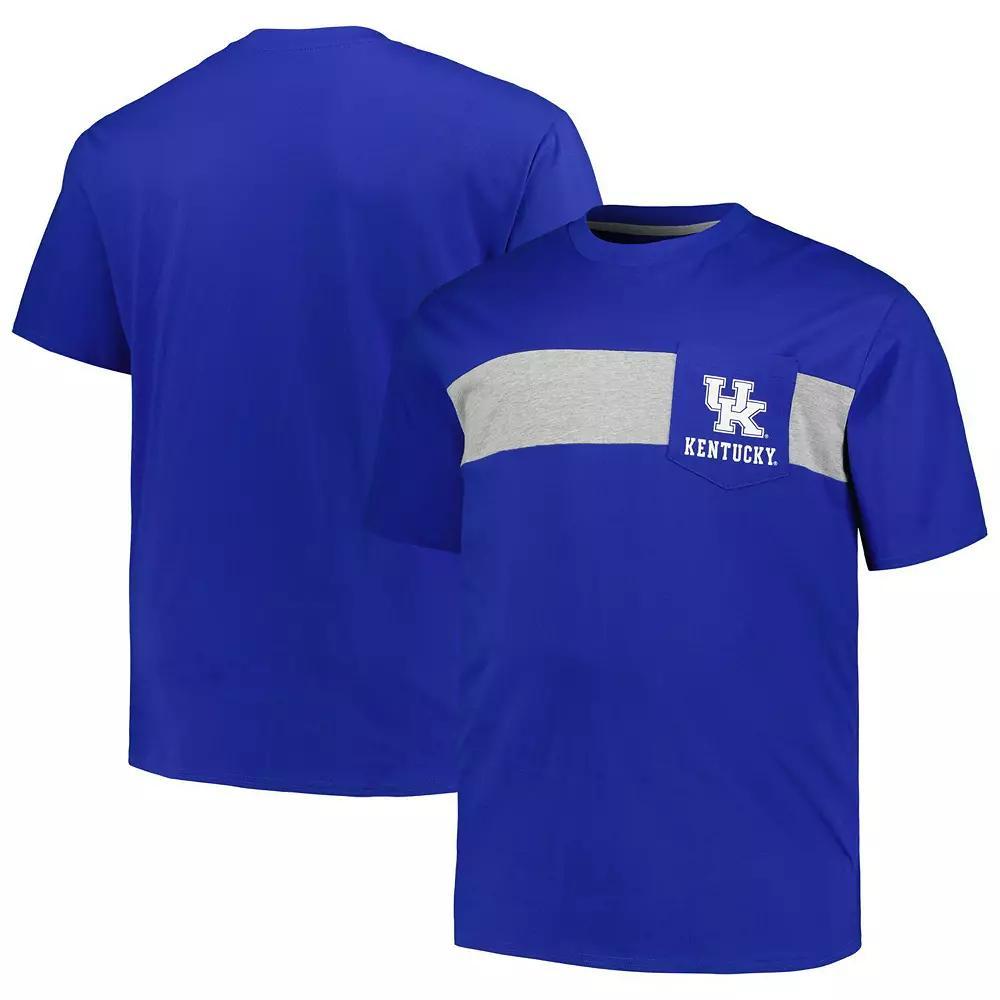 Men's Profile Royal Kentucky Wildcats Big & Tall Color Stripe T-Shirt,  Product Image