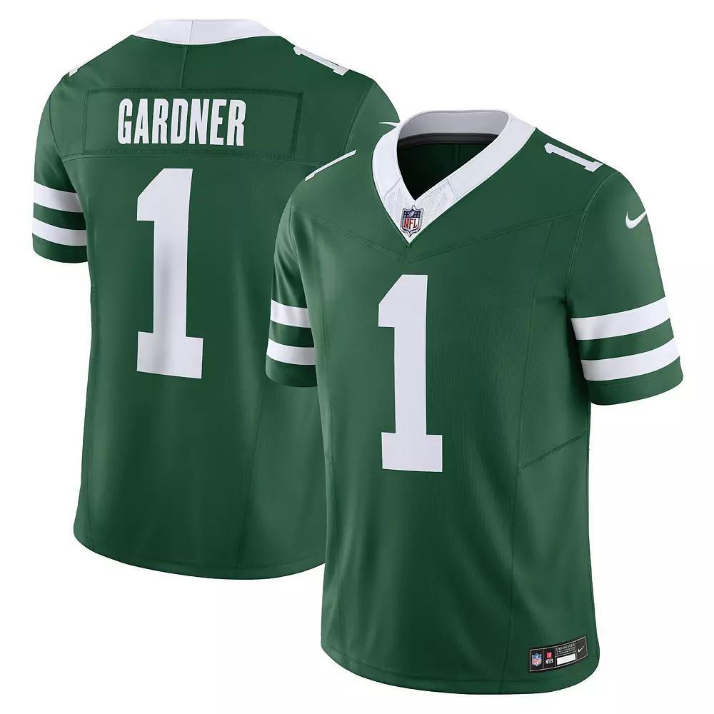 Men's Nike Ahmad Sauce Gardner Legacy Green New York Jets Vapor F.U.S.E. Limited Jersey,  Product Image