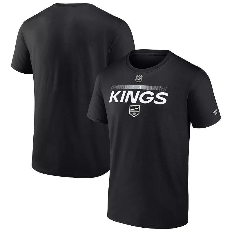 Mens Fanatics Branded Black Los Angeles Kings Authentic Pro Team Core Collection Prime T-Shirt Product Image