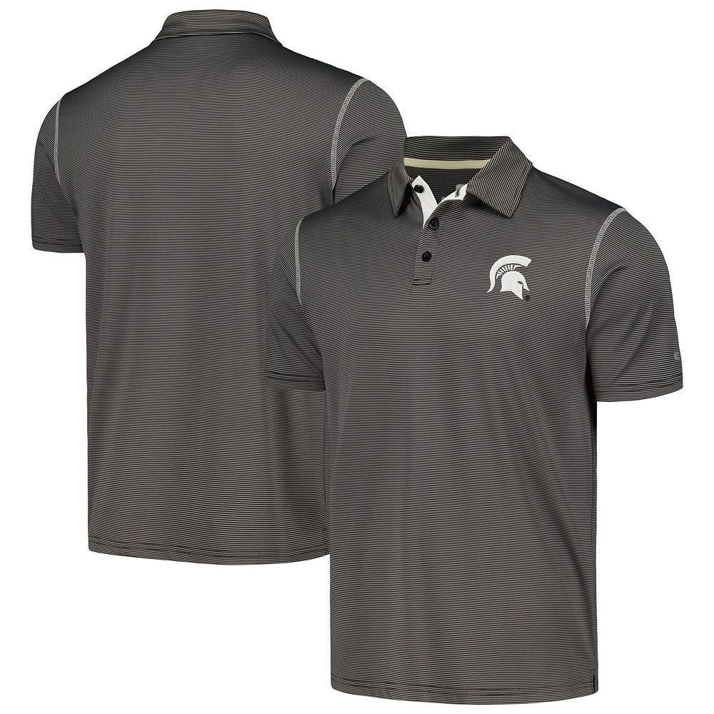 Men's Colosseum  Gray Michigan State Spartans Cameron Polo, Size: 2XL, Grey Product Image