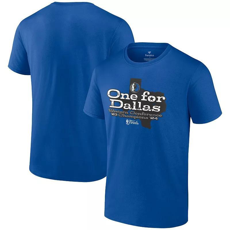 Men's Fanatics Blue Dallas Mavericks 2024 Western Conference Champions Layup Drill T-Shirt, Size: 2XL Product Image