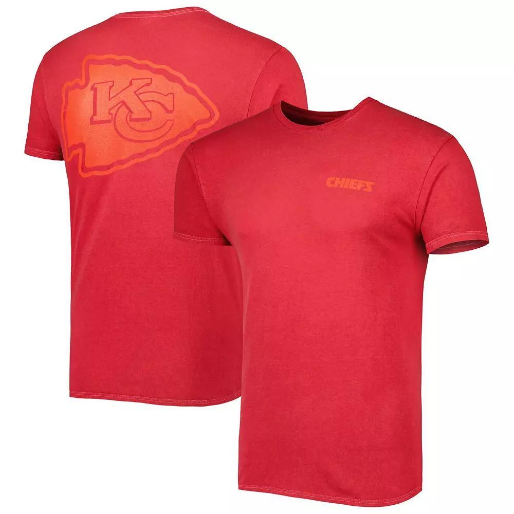 Men's '47 Red Kansas City Chiefs Fast Track Tonal Highlight T-Shirt,  Product Image