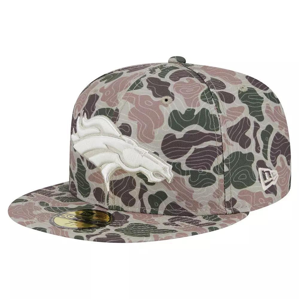 Men's New Era Denver Broncos Geo Camo 59FIFTY Fitted Hat,  Product Image