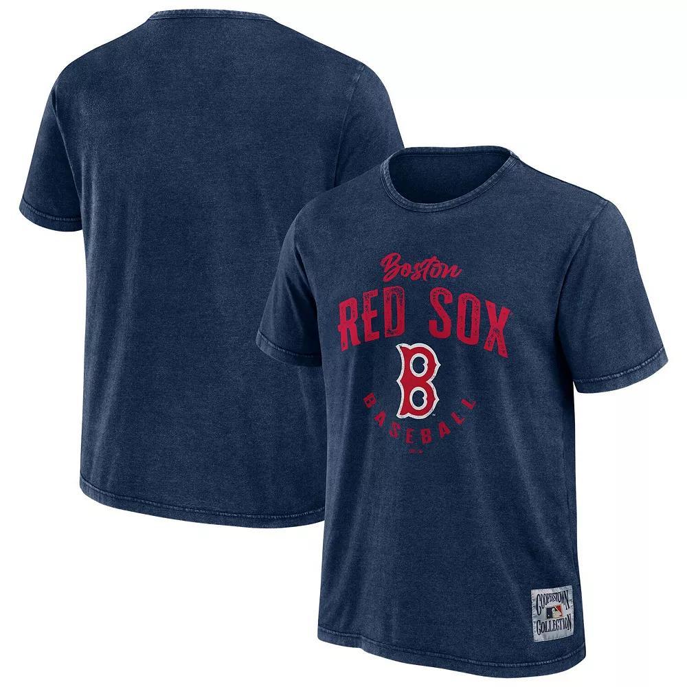 Men's Darius Rucker Collection by Fanatics Navy Boston Red Sox Cooperstown Collection Washed T-Shirt,  Product Image