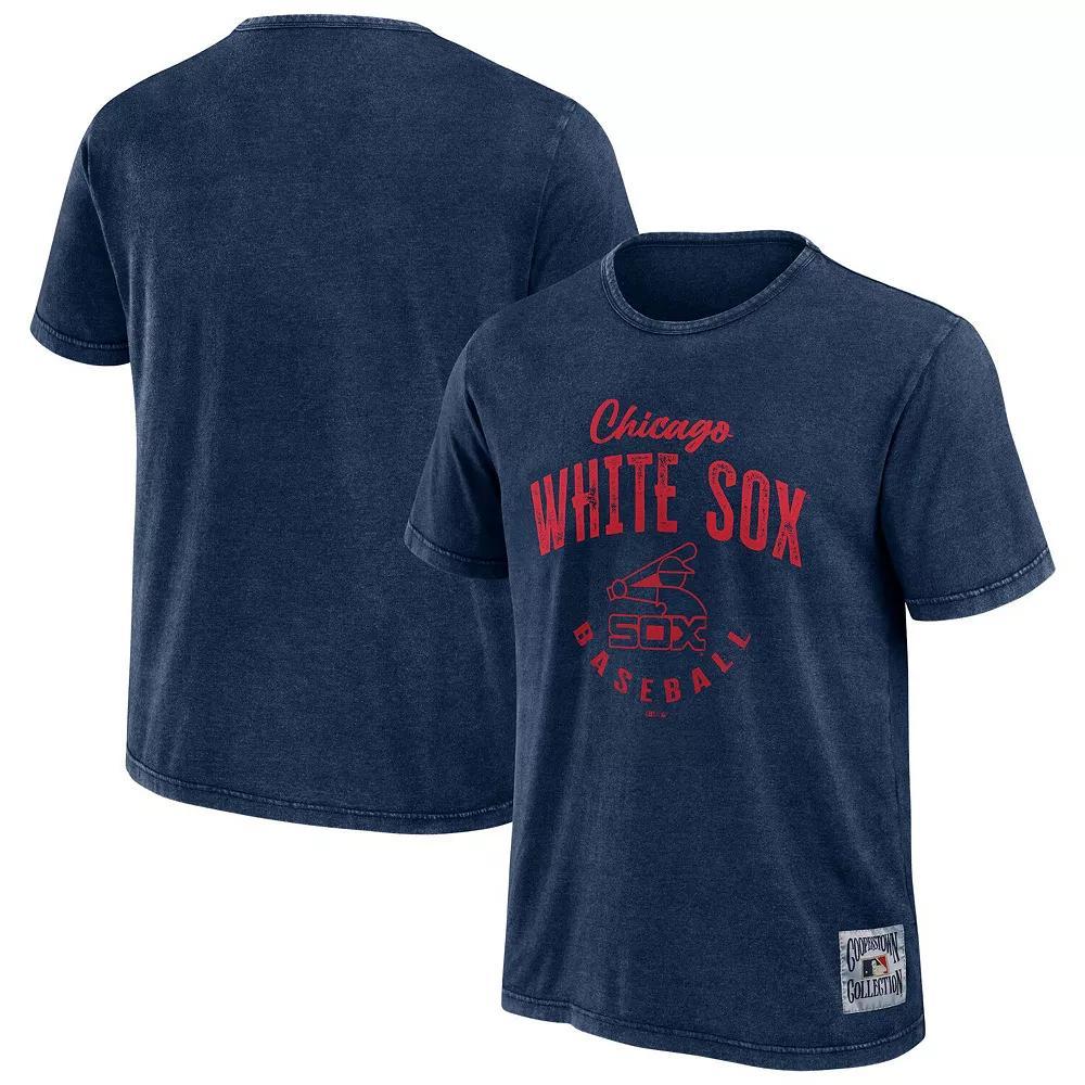 Men's Darius Rucker Collection by Fanatics Navy Chicago White Sox Cooperstown Collection Washed T-Shirt, Size: Medium, Blue Product Image