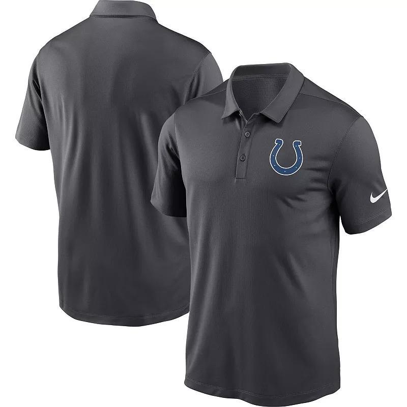 Men's Nike Charcoal Indianapolis Colts Franchise Performance Polo, Size: Large Product Image