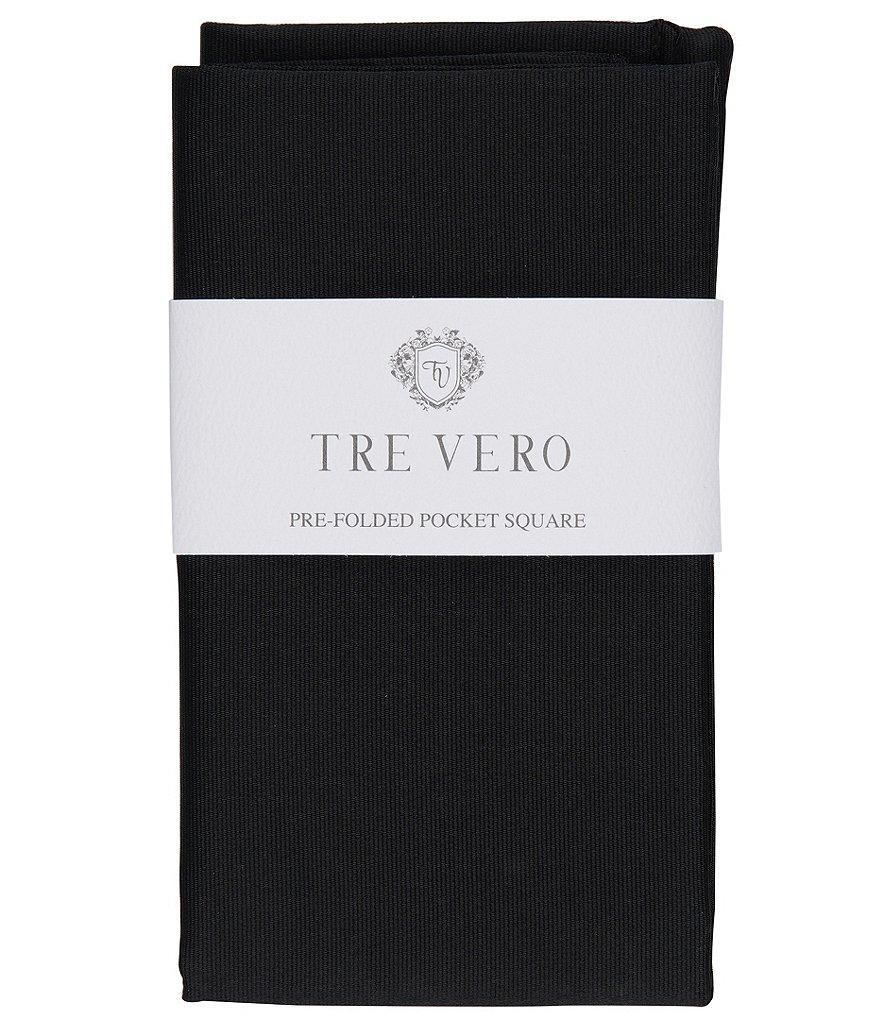 Tre Vero Solid Silk Pre-Folded Pocket Square Product Image