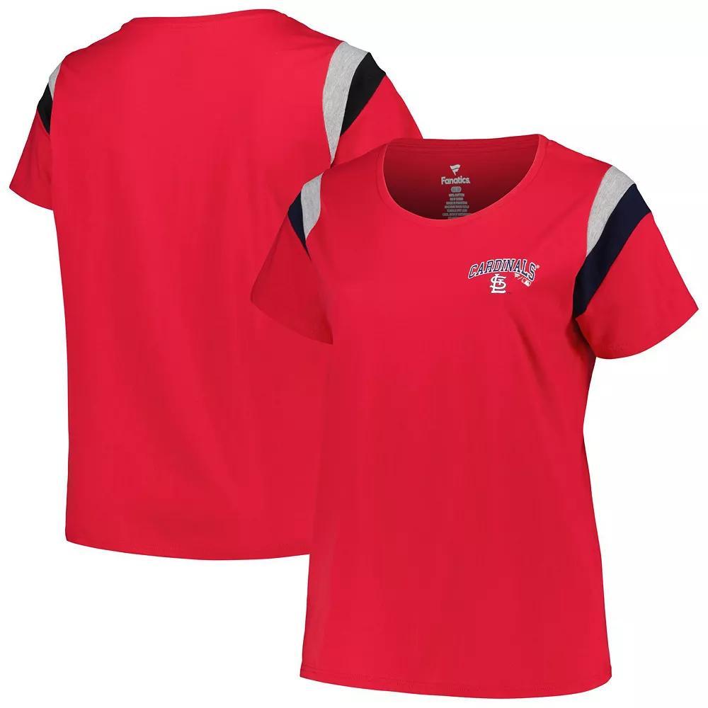 Women's Profile Red St. Louis Cardinals Plus Size Scoop Neck T-Shirt, Size: 2XL Product Image