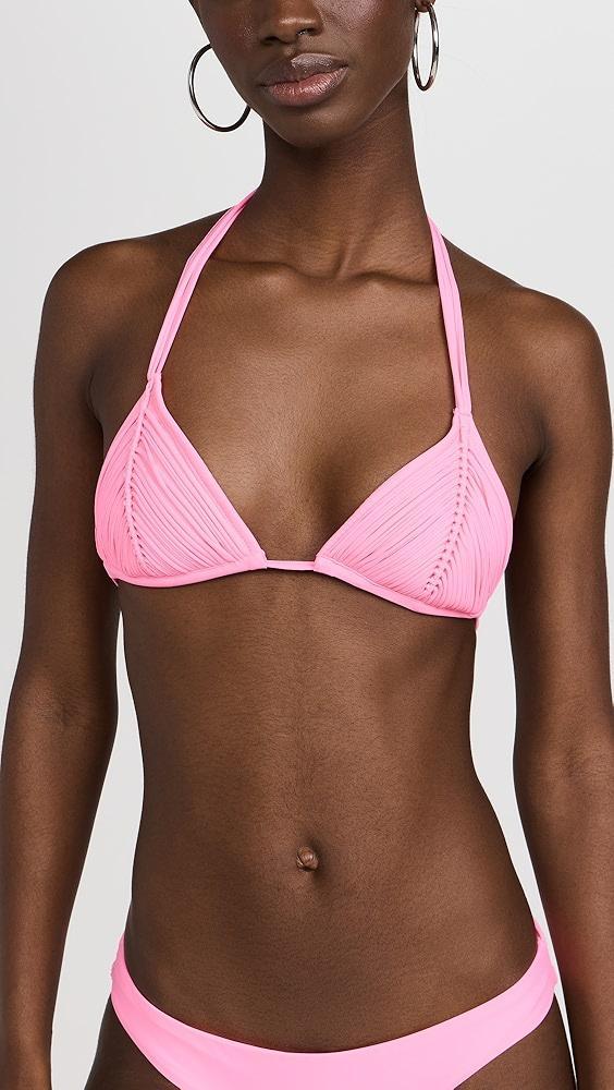 PQ Swim Isla Triangle Bikini Top | Shopbop Product Image