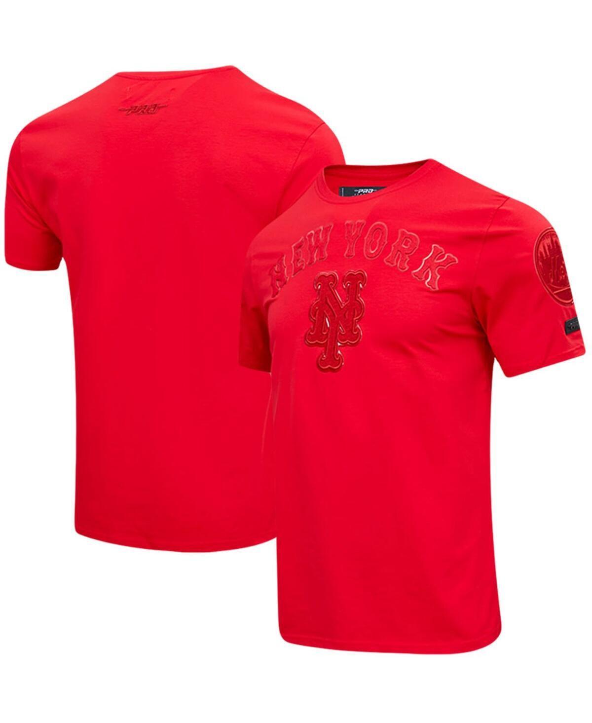 Mens Pro Standard New York Mets Classic Triple Red T-shirt Product Image