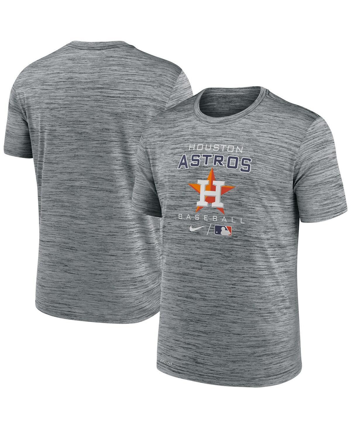 Mens Nike Charcoal Houston Astros Authentic Collection Velocity Practice Performance T-Shirt Product Image