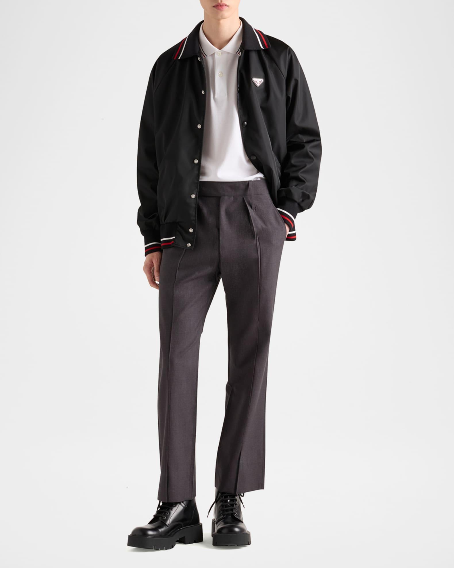 Men's Ricamo Tipped Pique Polo Shirt Product Image