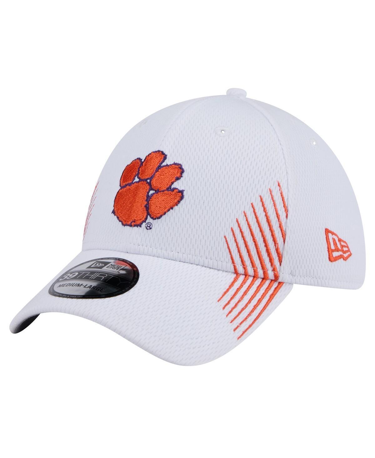 Mens New Era Clemson Tigers Active Slash Sides 39THIRTY Flex Hat Product Image