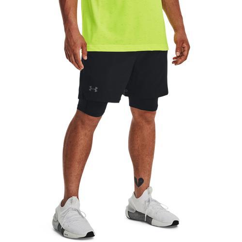 Under Armour Mens Under Armour Vanish Woven Shorts With Heat Gear - Mens Black/Black/Pitch Grey Product Image