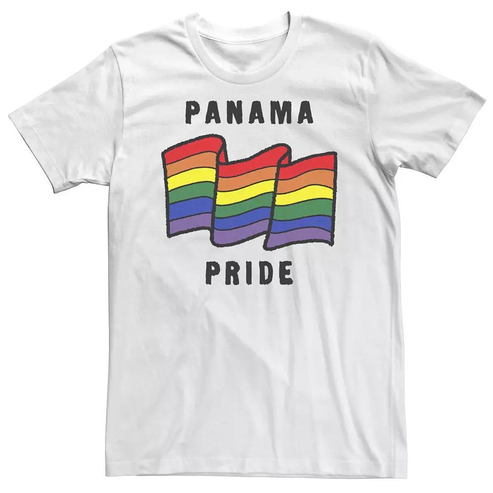 Big & Tall Fifth Sun Panama Pride Sketched Flag Tee, Men's, Size: XXL Tall, White Product Image