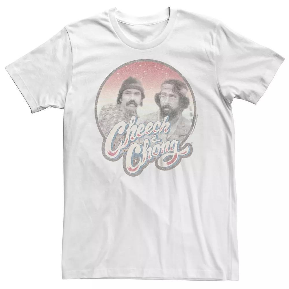 Big & Tall Cheech & Chong Circle Tee, Men's,  Product Image
