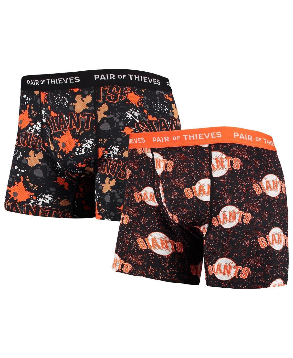 Mens Pair of Thieves San Francisco Giants Super Fit 2-Pack Boxer Briefs Set Product Image