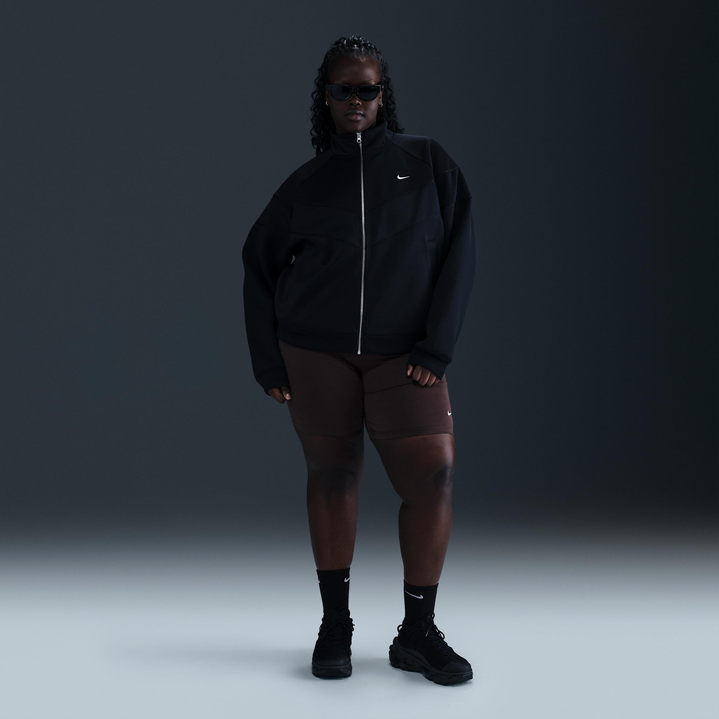 Womens Nike Sportswear Windrunner Knit Jacket (Plus Size) | HJ0977-010 Product Image