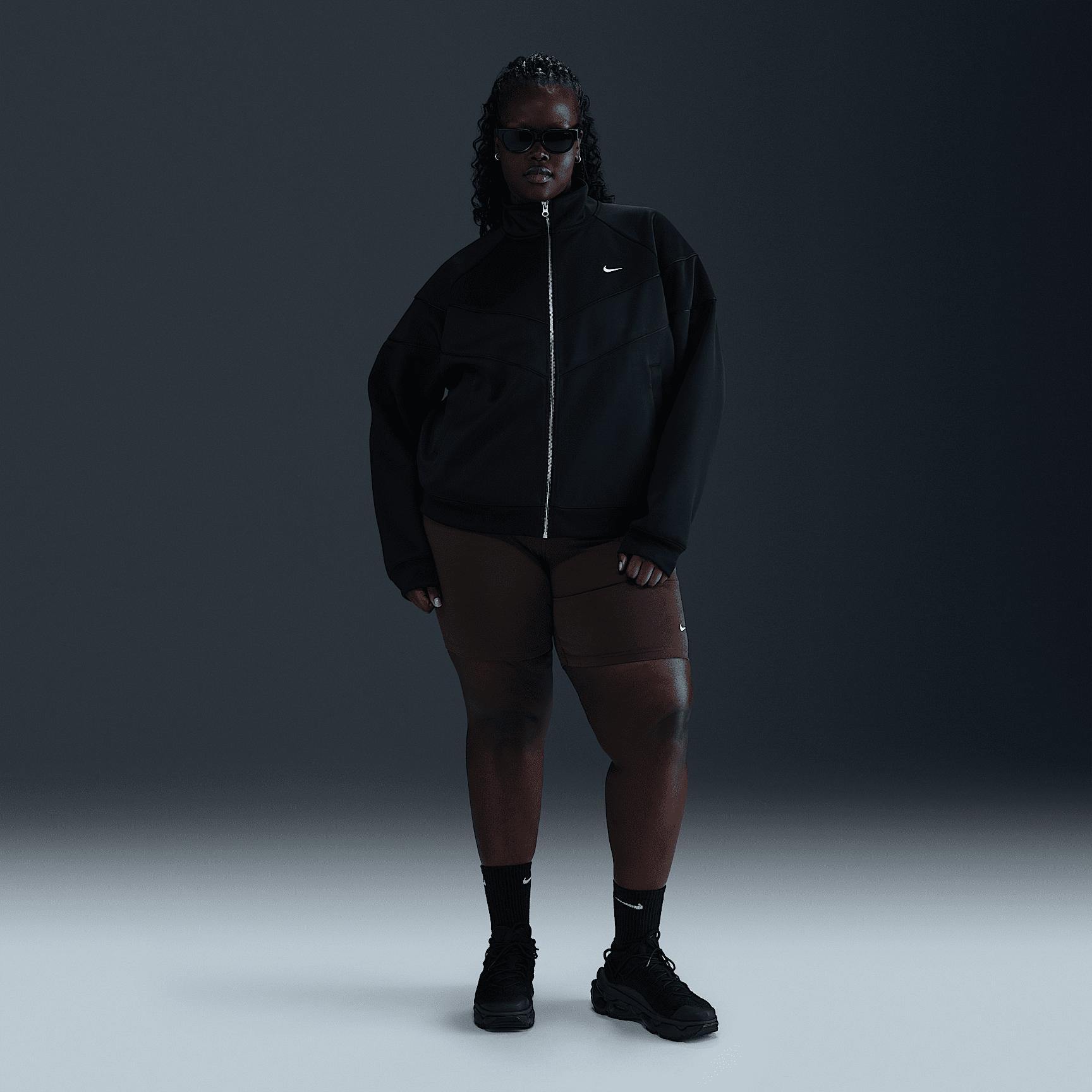 Womens Nike Sportswear Windrunner Knit Jacket (Plus Size) | HJ0977-010 Product Image