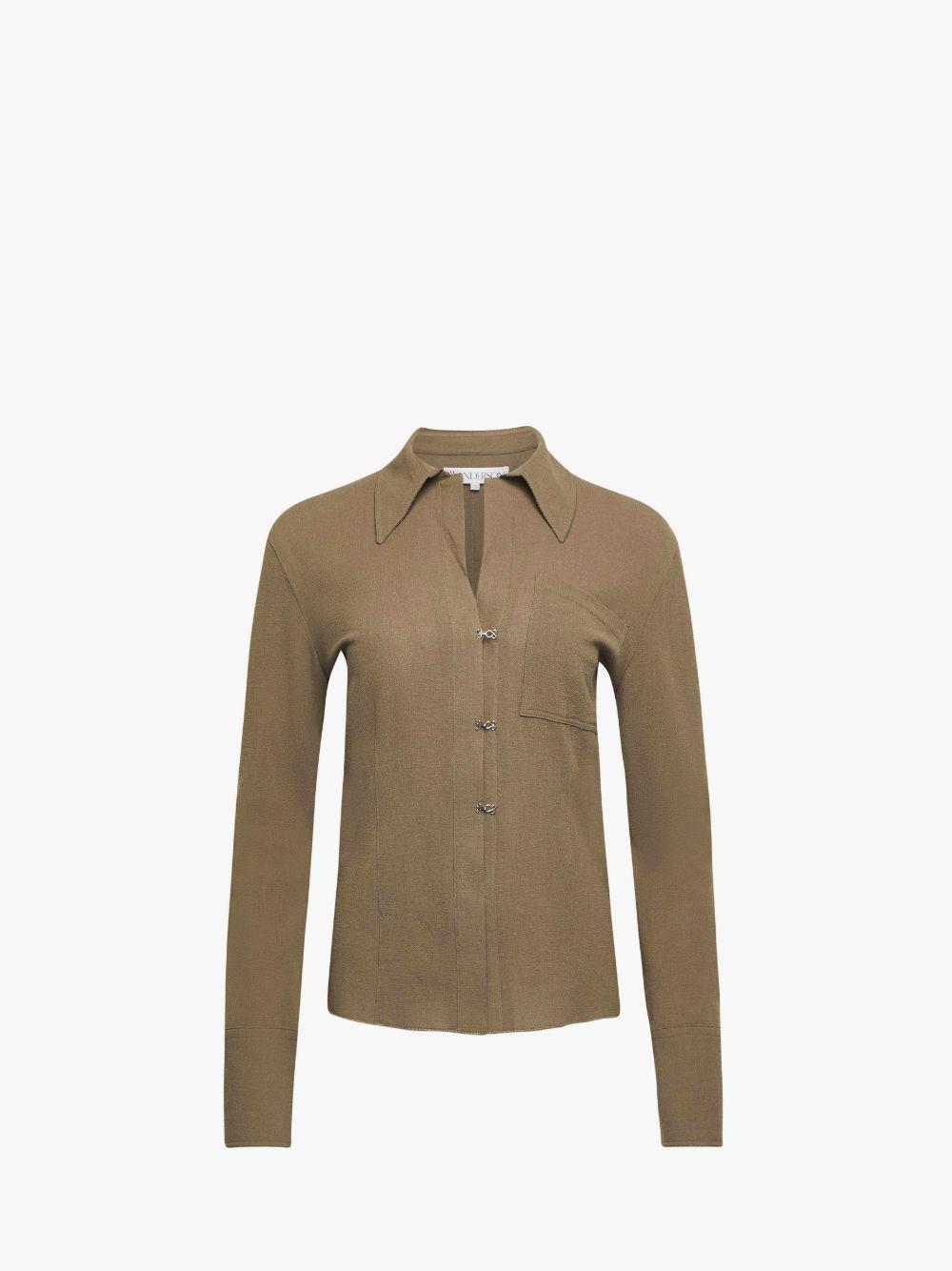 HOOK AND BAR SHIRT in green | JW Anderson US  Product Image