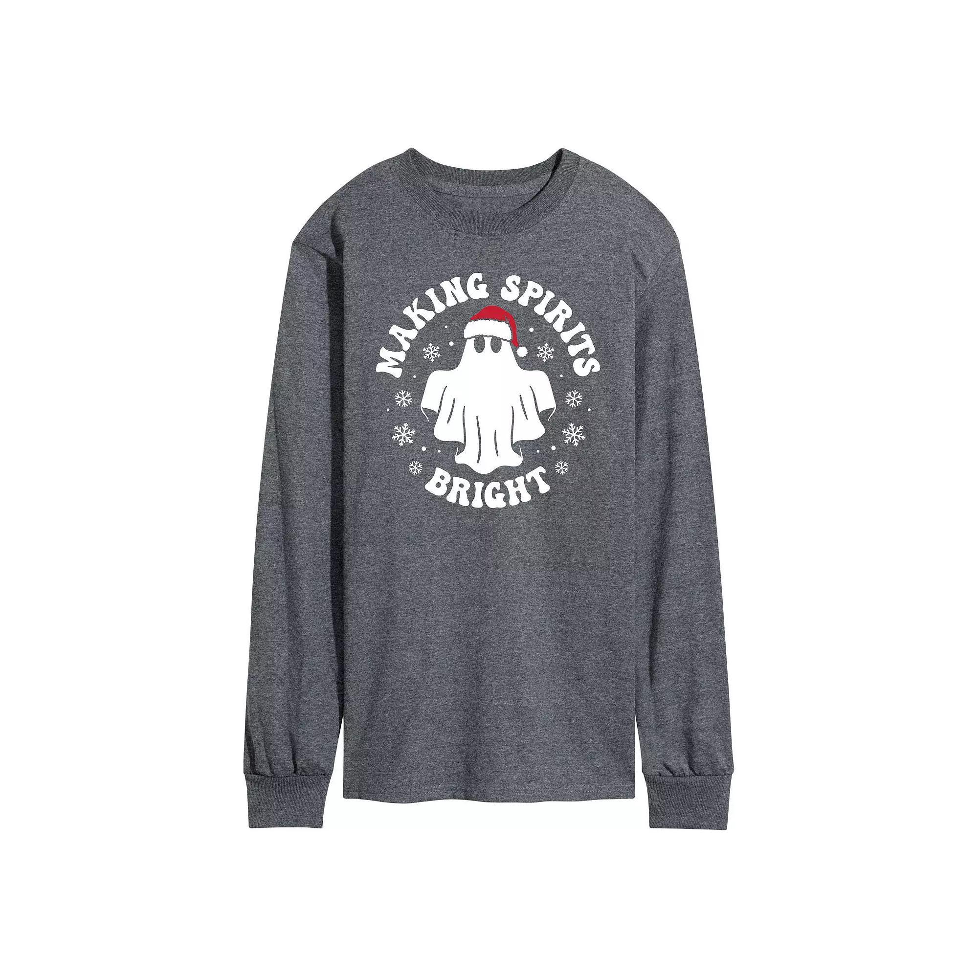 Men's Making Spirits Bright Long Sleeve Tee,  Product Image