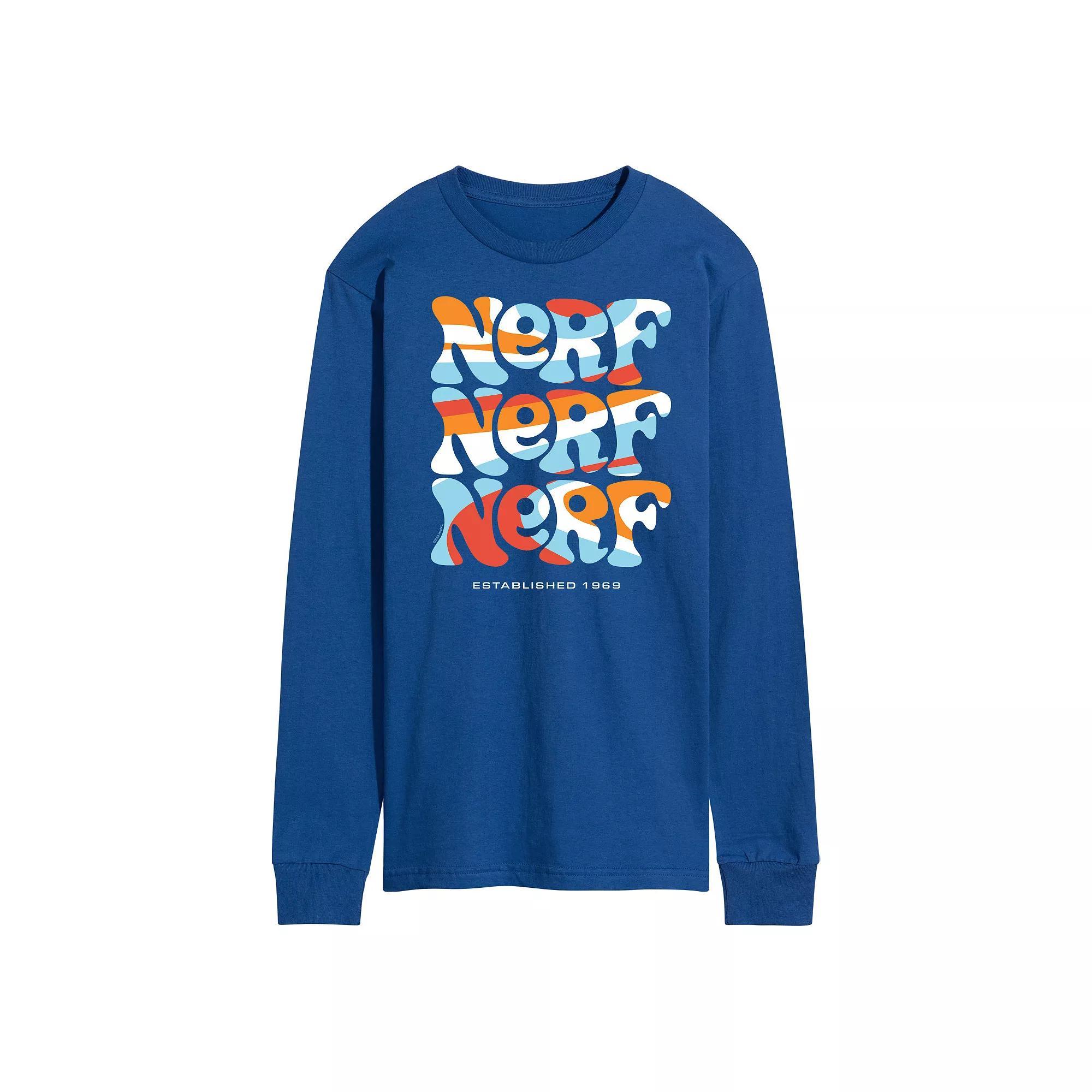 Men's Nerf Retro Long Sleeve Graphic Tee,  Product Image