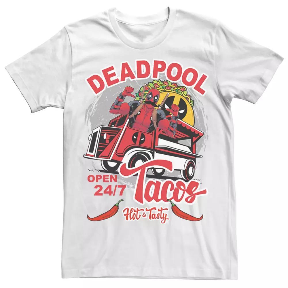 Men's Marvel Comics Deadpool Hot & Tasty Tacos Tee,  Product Image