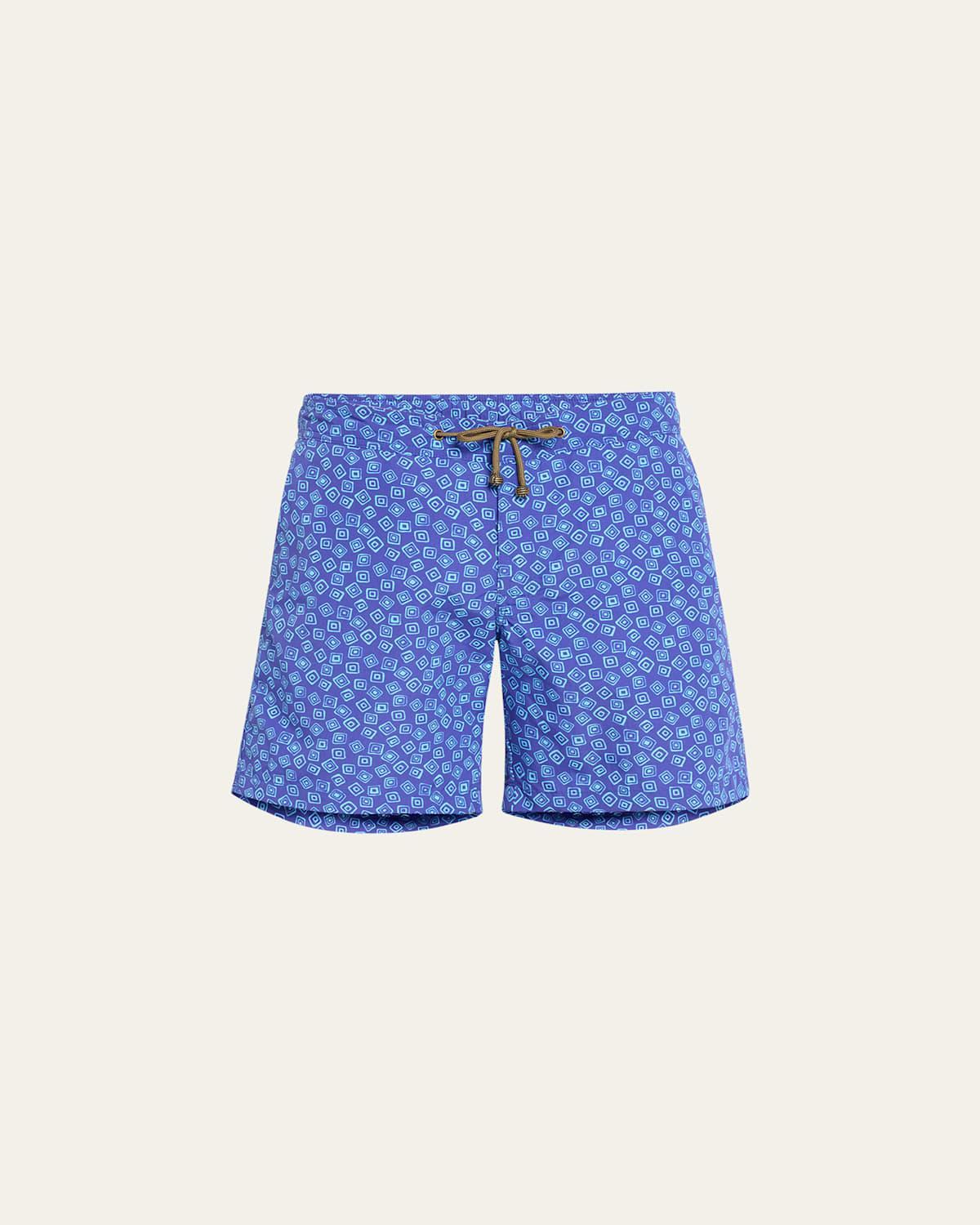 Mens Floating Squares Swim Shorts Product Image