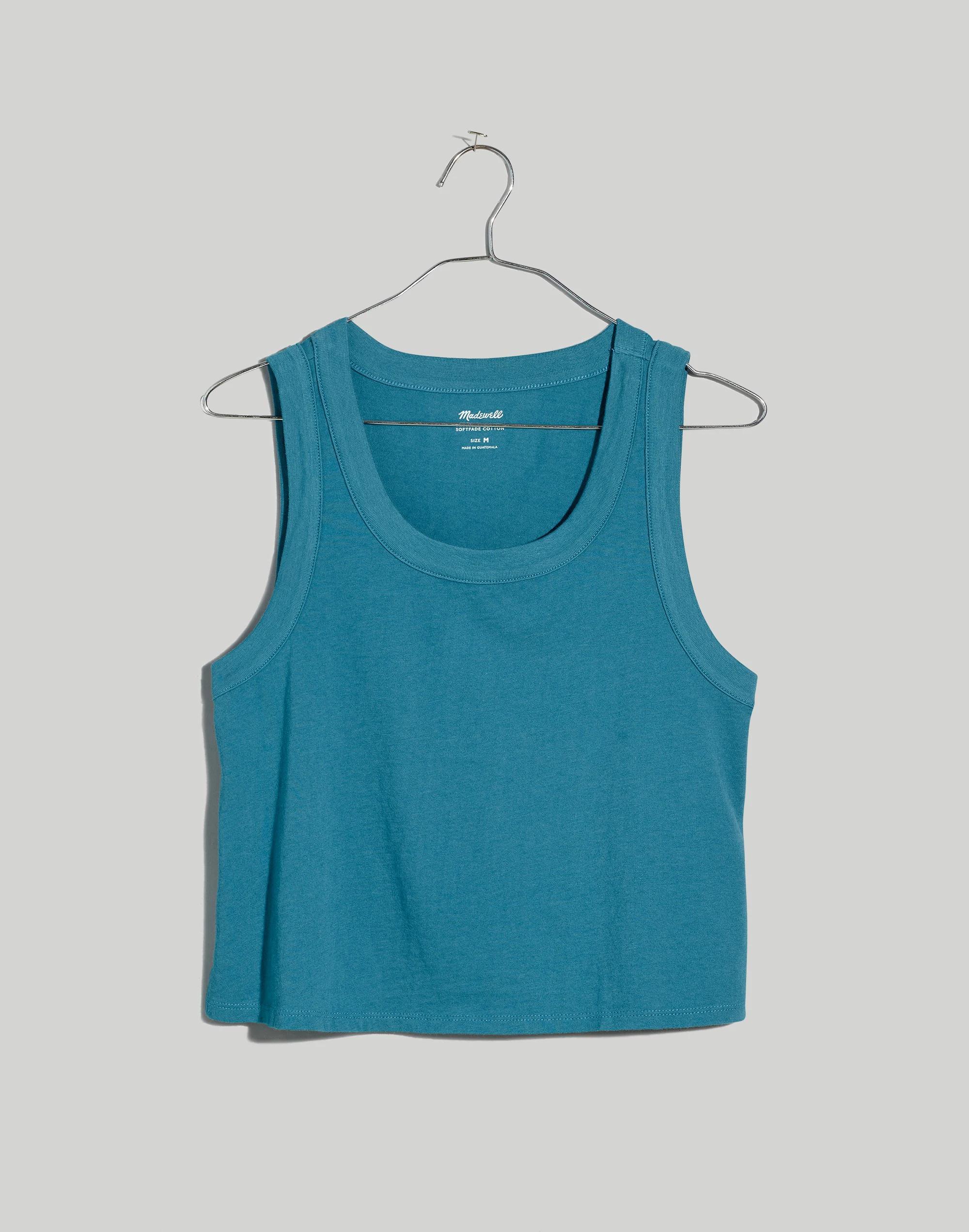 Plus Softfade Cotton Boxy-Crop Tank Product Image